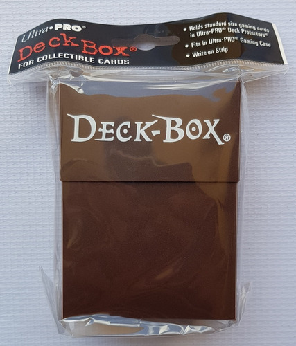 Ultra Pro Deck Box Color Solido Café - Brown