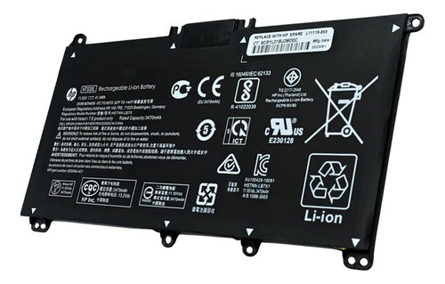 Ht03xl - Original Hp Battery 11.4 V 3600 Mah 41.04 W