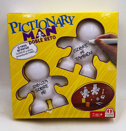 Pictionary Man Doble Reto Mattel Juego De Mesa