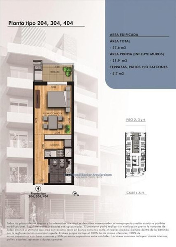 Apartamento Monoambiente En Venta En Pocitos Nuevo