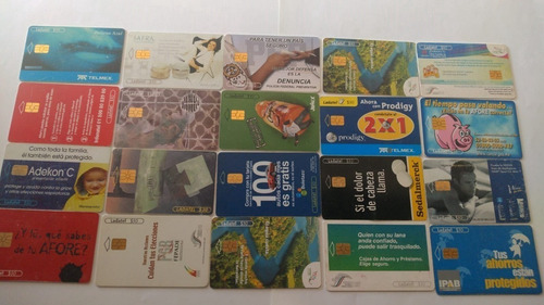 Colección Tarjetas Ladatel Telmex 158 Piezas (Usado)