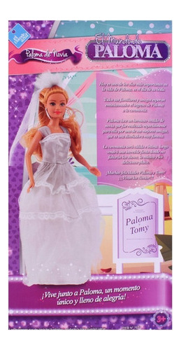 Muñeca Paloma Vestido De Novia El Duende Azul 7571