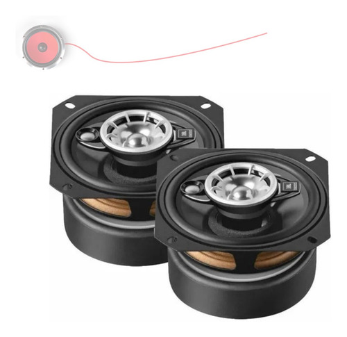 Par Alto Falantes 4 Polegadas Jbl 4tr6a 60w 4 Ohms