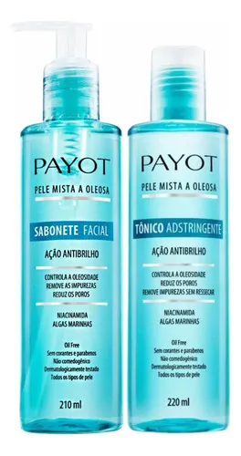 comprar Sabonete Facial + Tônico Adstringente Payot Pele Mista