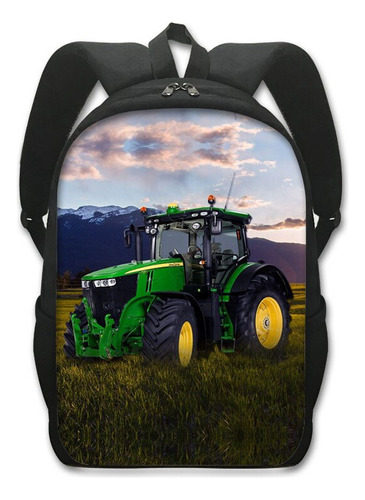 Mochila Con Estampado De Tractor Agrícola De 16 Pulgadas Par