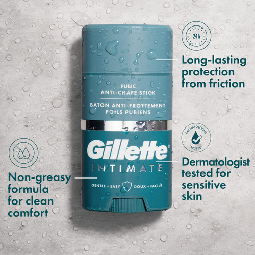 Bastão Anti-atrito Gillette Intimate Pubic Para Homens