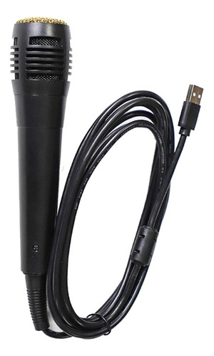 Imagen 1 de 10 de Micrófono Con Cable Usb De 3 M Para Switch Wii -xbox Ps5 Ps4