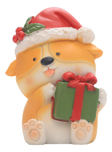 3 Esculturas De Animales Festivas Para Decoración De Corgi