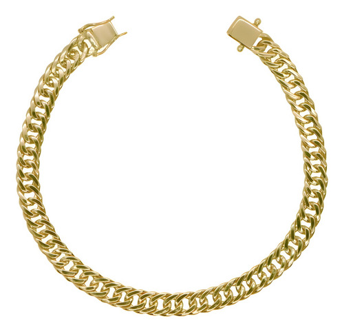 Pulseira De Ouro 750 Maciça Com 15 Gramas