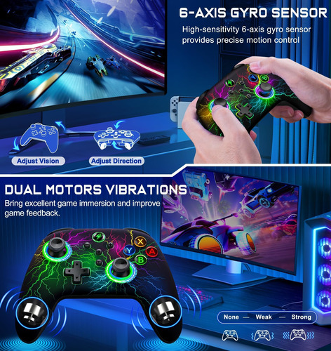 Controlador Inalámbrico Switch Pro Para Nintendo Switch Cool