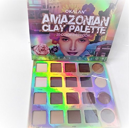 Maquillaje De Okalan Paleta De Arcilla Amazonica 20color Ey