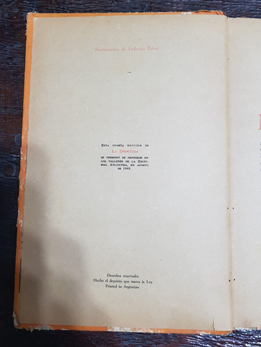 Libro La Dientuda - Constancio C. Vigil - Atlantida (Usado)