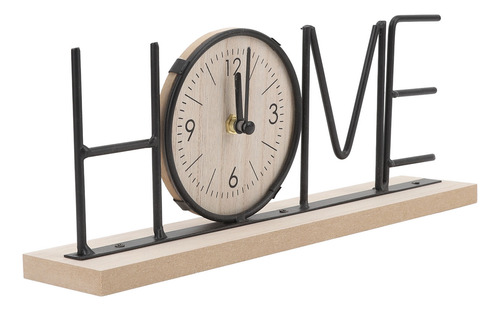 Estante Para Reloj De Escritorio, Madera, Hierro, Funciona C