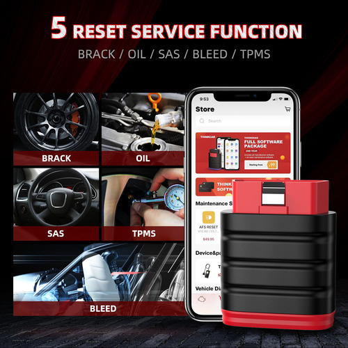 Thinkcar Thinksafe Scanner Obd2 Automotriz Del Obd Coche