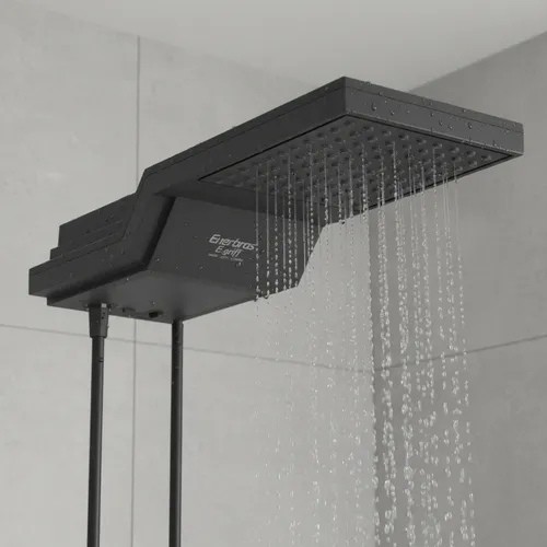 Enerbras Chuveiro Eletrônico E-griff 7800w Preto Enerbras Ducha Quadr