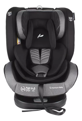 Cadeira Para Auto Infantil Safe Tour 360° Cinza Premium Baby