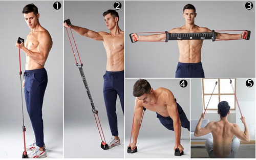 Banda Para Hacer Lagartijas Barras Push Up Gym Con Liga
