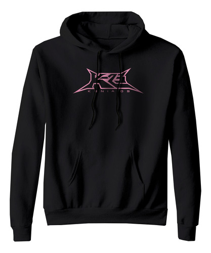 Sudadera Kenia Os K23 Rosa Disco Logo Simbolo Lineas Album