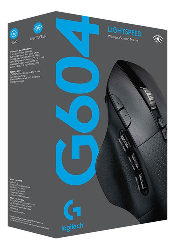 Mouse G604 Lightspeed Logitech G Color Negro