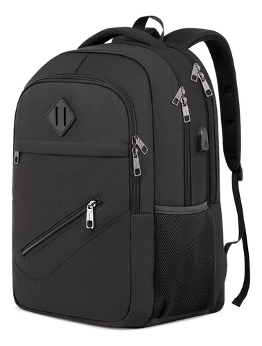 Bikrod Mochila Para Portatil P24 De 15,6 Pulgadas, Negro -,