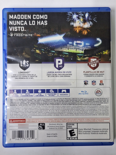 Madden Nfl 25 Ps4 Físico Ed. New Story - Playstation (Usado)