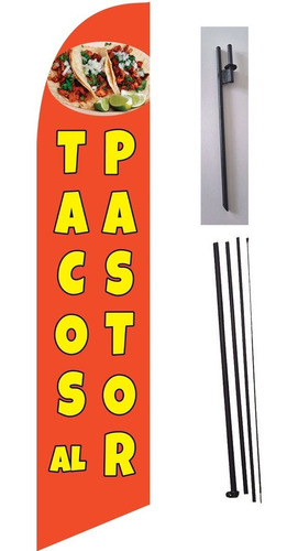 Tacos Al Pastor # 310 S Bandera Publicitaria 4.2 M