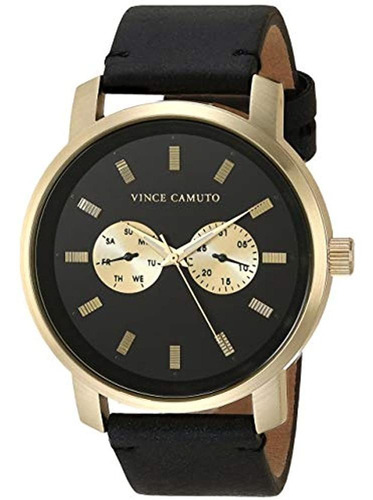 Reloj De Hombre Con Correa De Esfera Multifunción Vince Camu