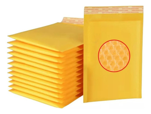 Pack 50 Sobre Kraft Acolchado Con Burbujas Impermeable 13x18