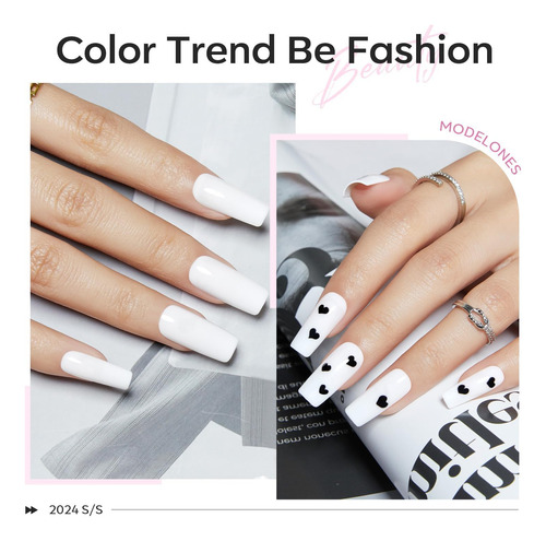 Modelones Esmalte De Uñas De Gel, 1 Unidad De 0.5 Onzas Líqu