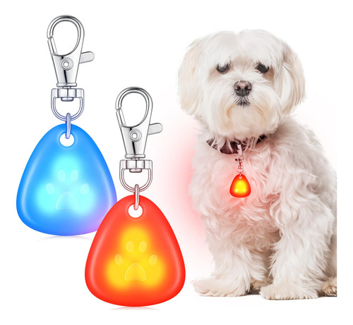 2 Piezas De Luces Led Para Collar De Perro, Impermeables, De