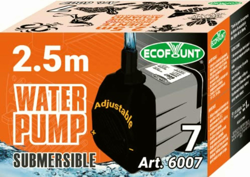 Ecofount 6007 Bomba Agua 1500 L/h 2.50m 25w