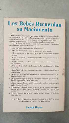 Los Bebes Recuerdan Su Nacimiento David Chamberlain (Usado)