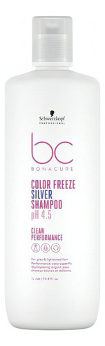 Shampoo Matizador Color Freeze Silver X1000ml Schwarzkopf