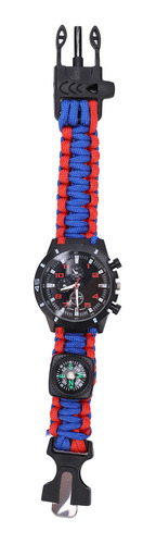 Reloj Deportivo Blue Survival 6 En 1 De Pulsera Multifuncion