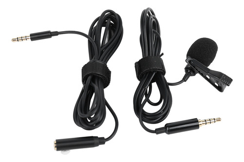 Micrófono De Solapa Con Clip Micrófono Lavalier Con