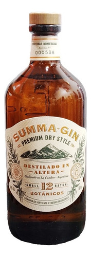 Summa Gin Premium Dry Style Botánico x 500ml