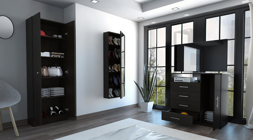 Combo Dreams 4 Closet + Comoda + Zapatero - Wengue