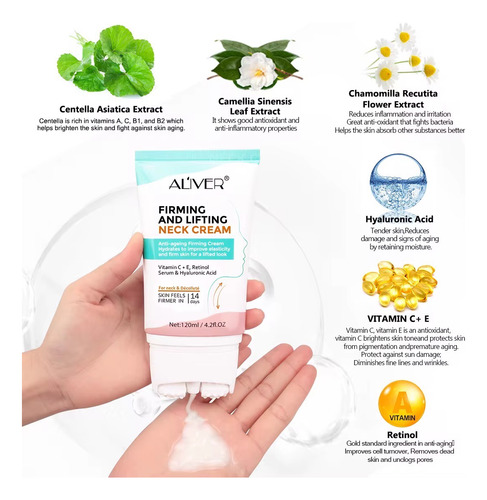 Lifting Regenerador Reafirmante Cuello Antiarrugas Retinol Mixta Día