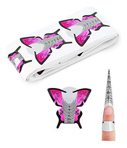 Equipo Para Decorar Uñas Butterfly Art Nail Extension Paper 