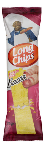 Salgadinho de Batata Bacon Long Chips Pacote 75g