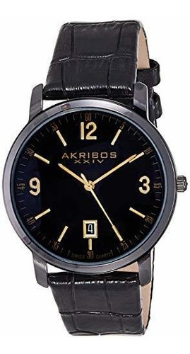 Akribos Xxiv Ak780 - Reloj De Pulsera Para Hombre Con Número