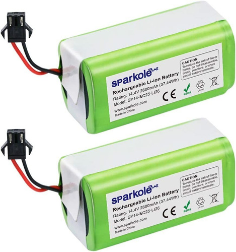 Bateia Para Ecovacs Deebot N79s, N79, Etc. 14.4v 2600mah (2)