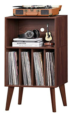 Mueble Para Tocadiscos Con Almacenamiento De Vinilos