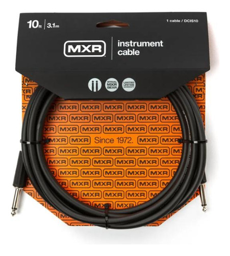 Cabo P10 P/instrumento Musical 3m Mxr Standard Dcis10 Dunlop