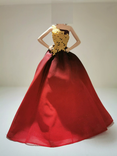 Vestido Barbie Holiday 2016 Outfit (Usado)