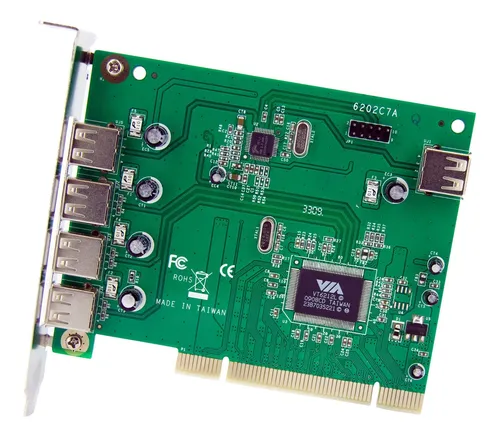 7 Port Pci Usb Card Adapter - Pci To Usb 2.0 Controller Adap