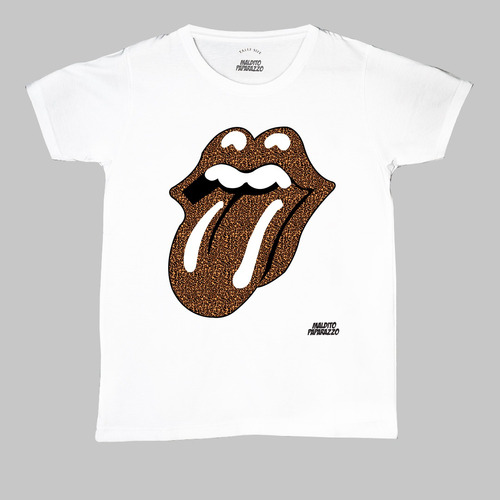 Lengua Animal Print - Rolling Stones -remera 100% Algodón