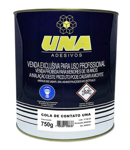 Cola Contato Cola De Sapateiro Unaflex - 750gr