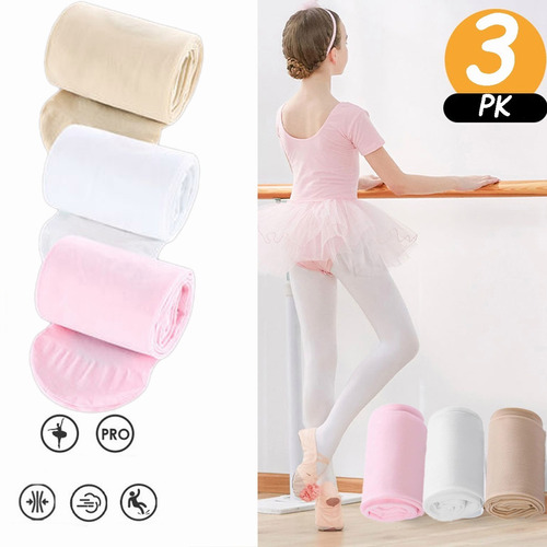 Pantys Panties Rosadas Para Ballet Niña Niñitas 3 Packs