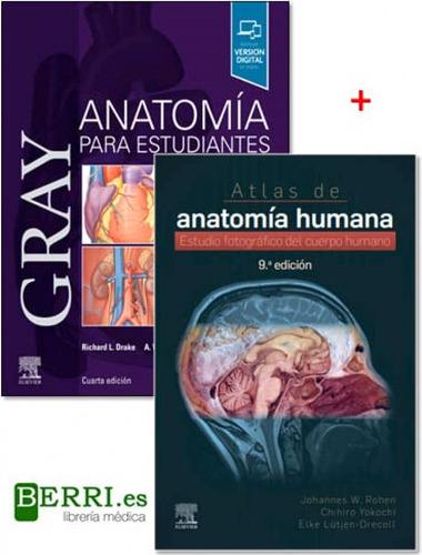 Pack Anatomia Para Estudiantes Altas Anatomia Humana - Drake